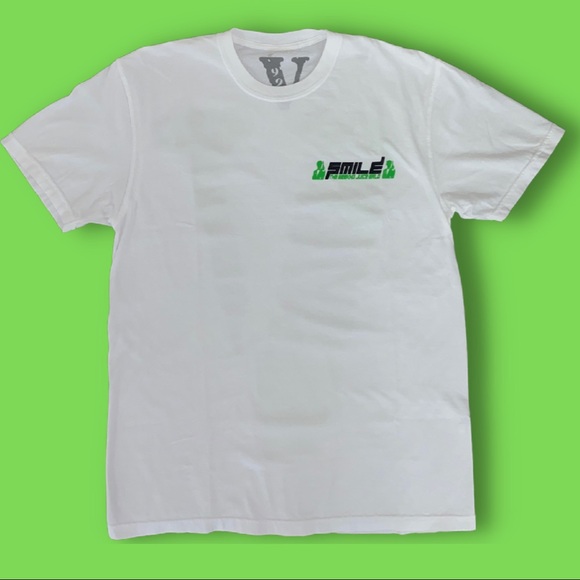 SS20 Juice Wrld XO The Weeknd Smile Vlone Double Agent Tee T Shirt Size Medium - Picture 1 of 2